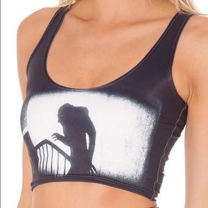 Black Milk Clothing | Nosferatu Reversible Crop Top